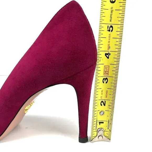 PRADA Suede Classic Pumps